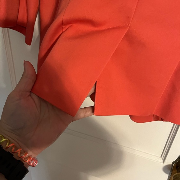 Women’s Coral blazer Jacket waist length. Size 18w Stretch fit chest up to 46 - Picture 5 of 7